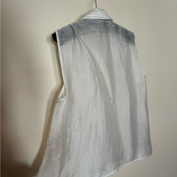 Mango Sheer Ruffle Blouse - Picture 3 of 5